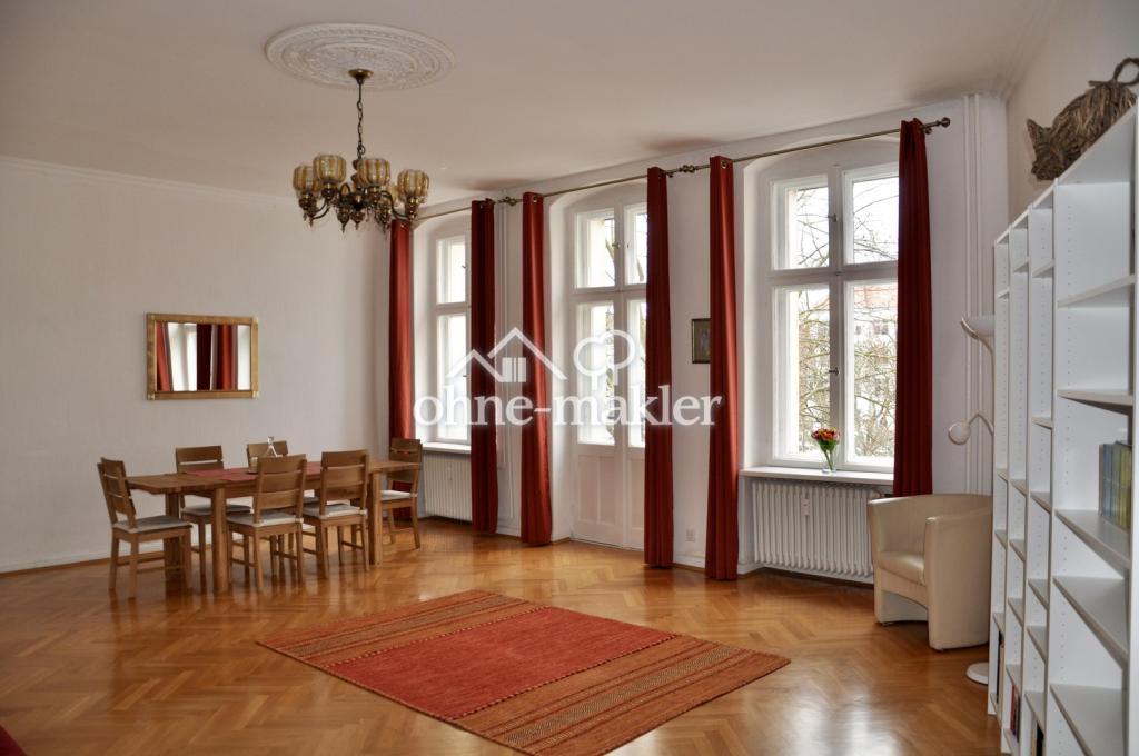 Helle möblierte Altbauwohnung mit Balkon in Berlin-Friedenau - Foto 3
