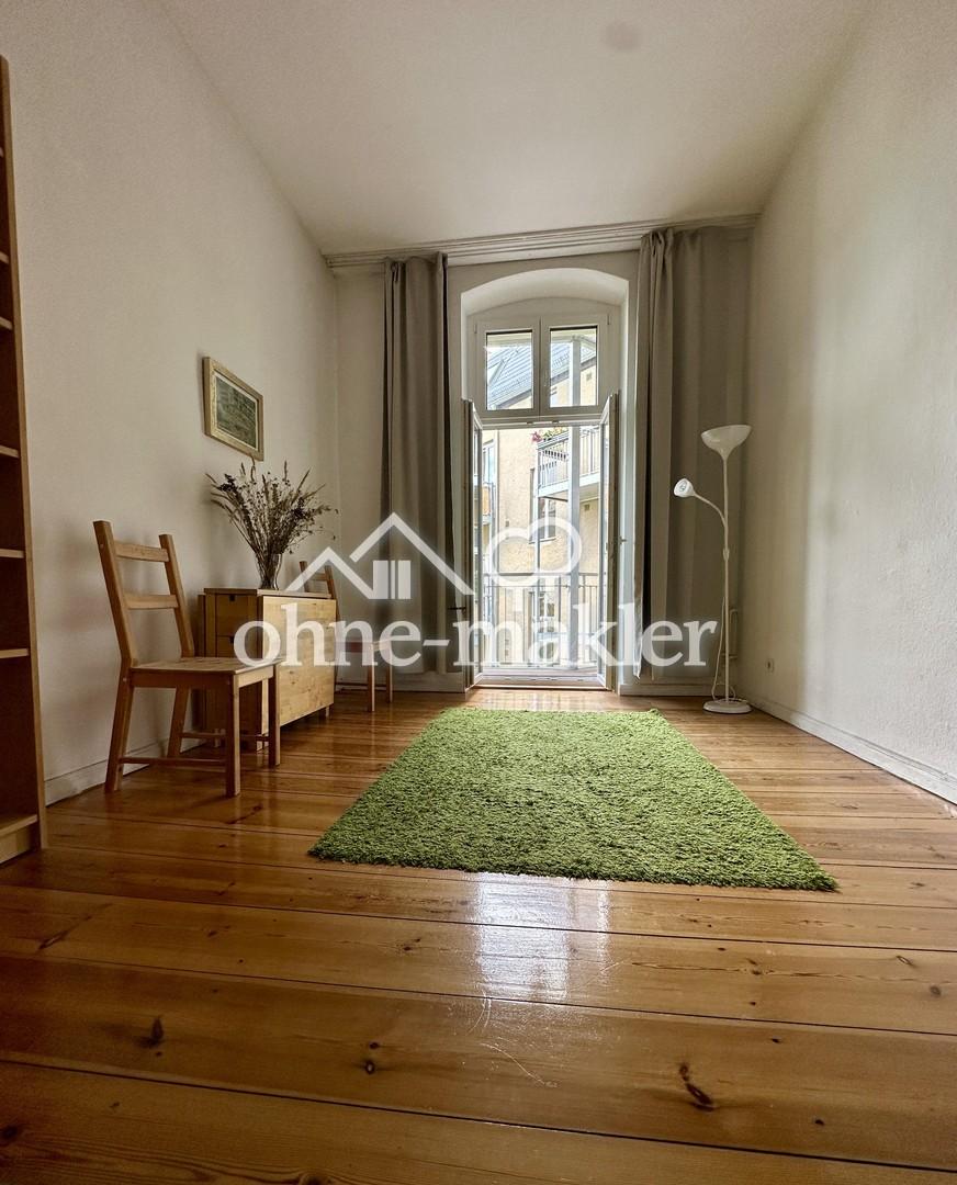 Helle möblierte Altbauwohnung mit Balkon in Berlin-Friedenau - Foto 1