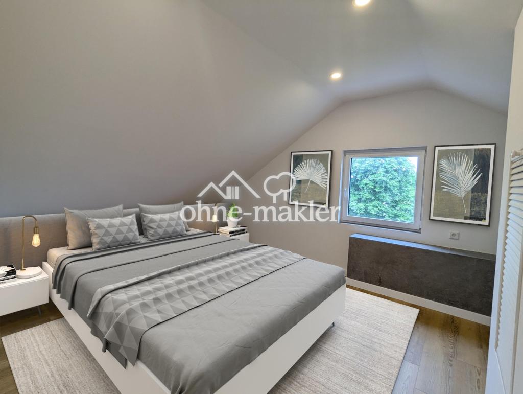 2 Zimmer in teilmöblierter Dachgeschosswohnung – renoviert & WG geeignet | mit EKB - Foto 4