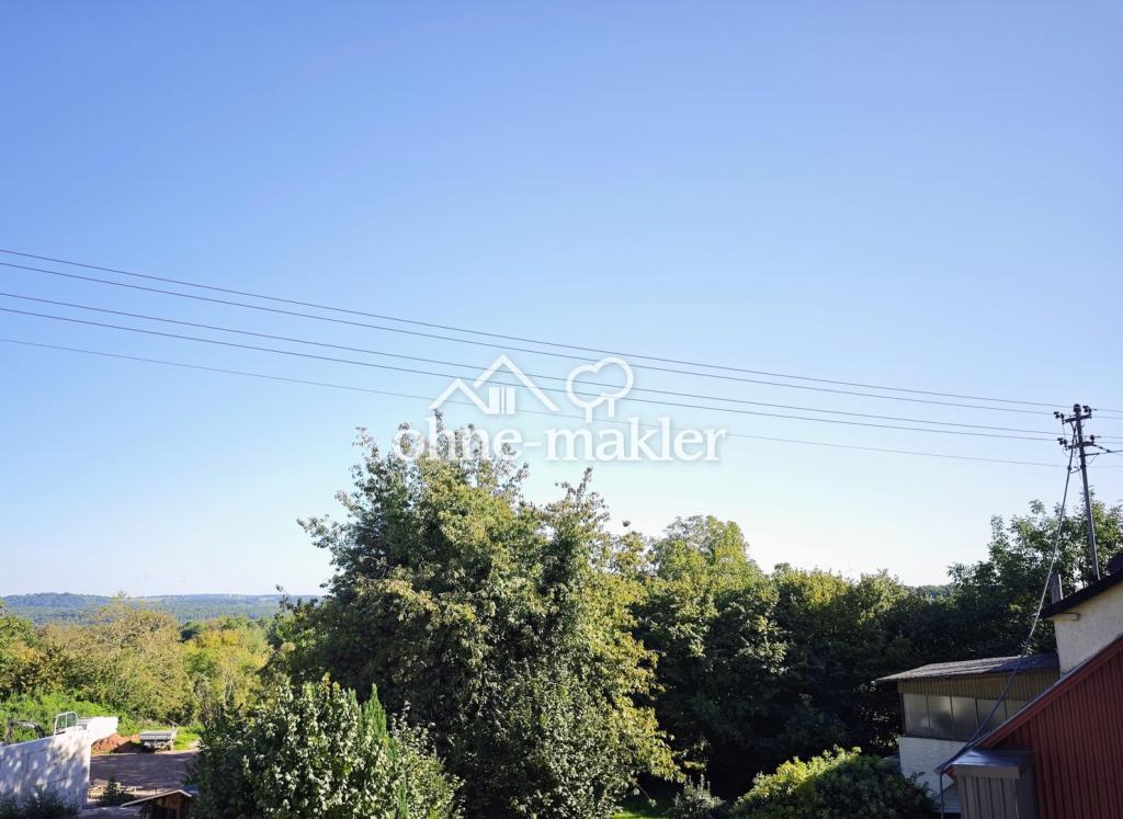 Blick vom Balkon