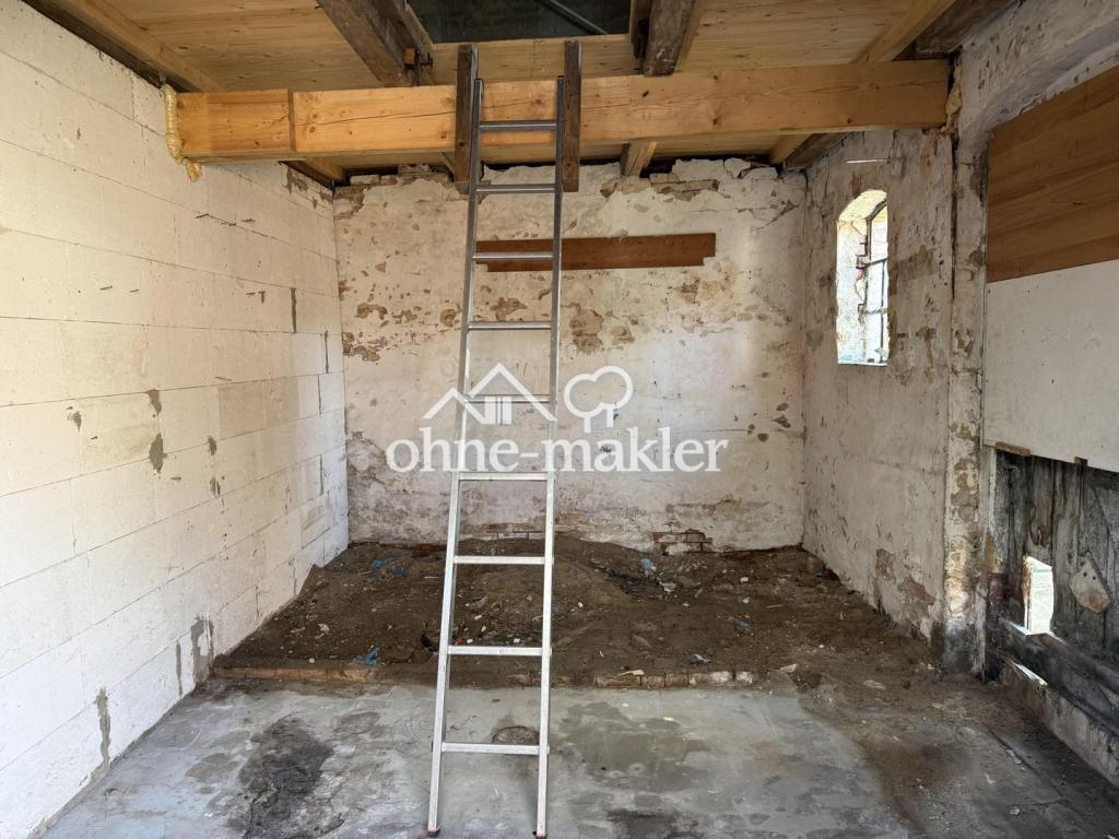 Aufgang Boden im Schuppen