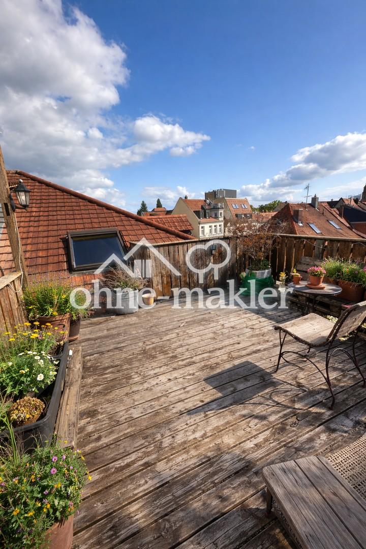Stilvolle Loftwohnung über den Dächern Erlangens mit ca. 42 m² Dachterrasse - Foto 4