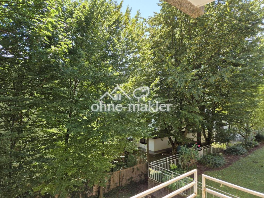 Blick vom Balkon