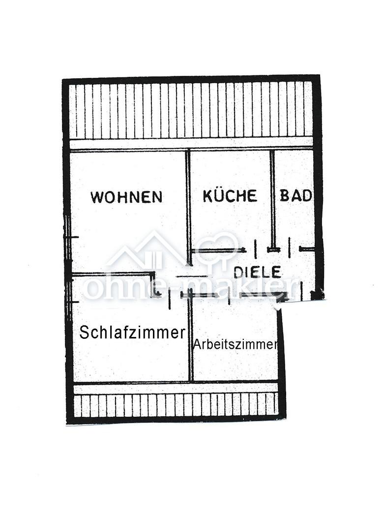 2,5-Zimmer-DG-Wohnung in ruhiger Lage in Gladbeck - Photo 1