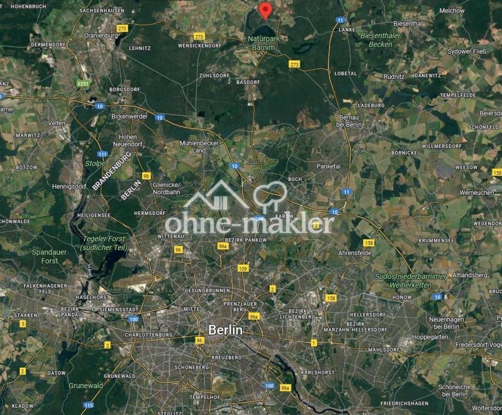 Lage Grundstück zu Berlin