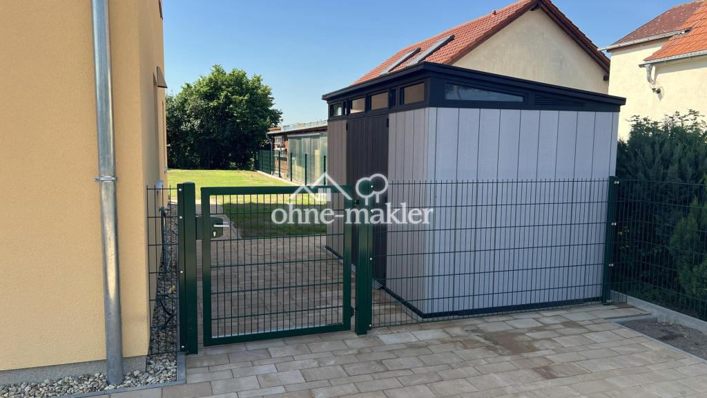 Ruhe mit Blick über Felder: Exklusives wohngesundes Plusenergie-Doppelhaus, S-Bahn fußläufig - Photo 4