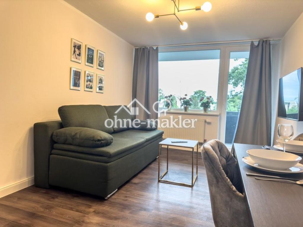 Voll möbliertes 2 1/2 Zimmer Apartment mit Balkon und High-Speed-Internet - Foto 3