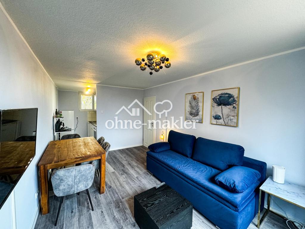 Voll möbliertes 2 1/2 Zimmer Apartment mit Balkon und High-Speed-Internet - Photo 1