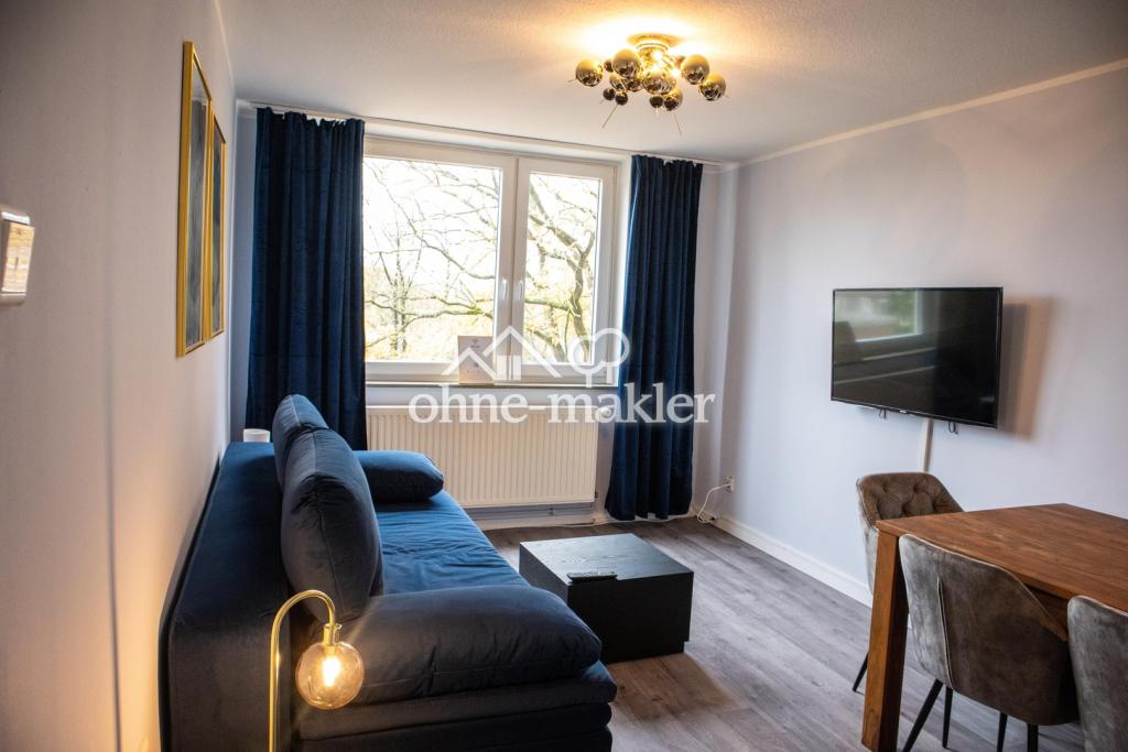 Voll möbliertes 2 1/2 Zimmer Apartment mit Balkon und High-Speed-Internet - Photo 2