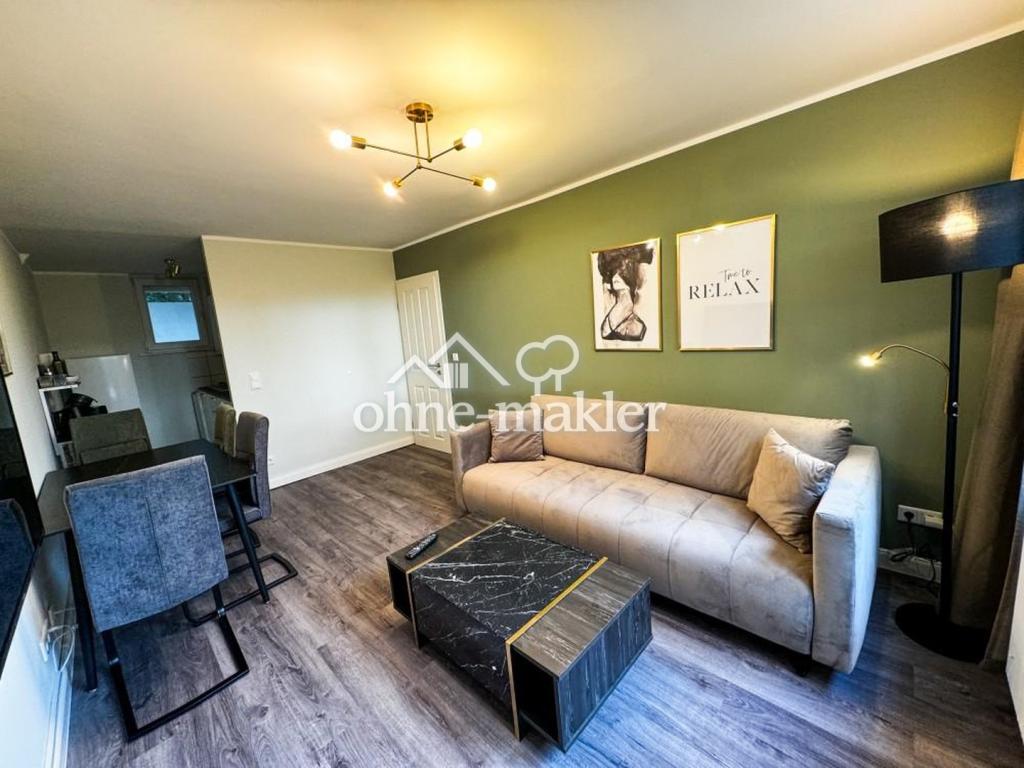 Voll möbliertes 2 1/2 Zimmer Apartment mit Balkon und High-Speed-Internet - Foto 2