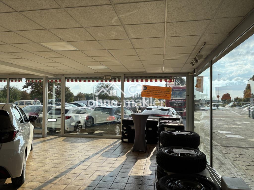 Ausstellungsfläche Glasfront