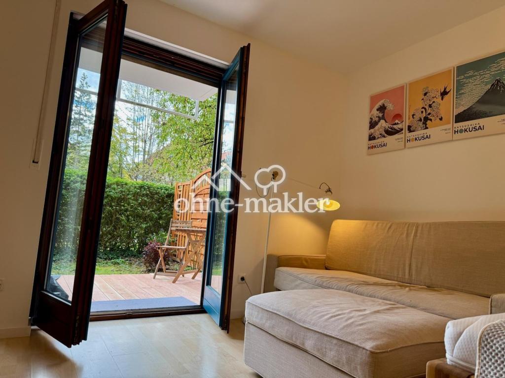 1-Zi.-Wohnung Univiertel Augsburg, TG-Stellplatz, Garten, möbliert, inkl. NK & Internet - Foto 1