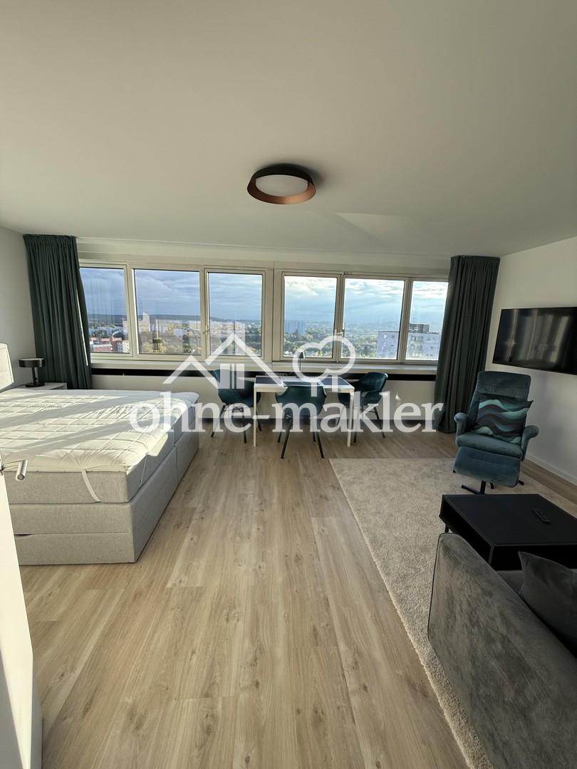 NEU Saniert - Vollmöbliertes 1-Zimmer Apartment mit Ausblick im SI-Centrum, ab sofort verfügbar - Foto 4
