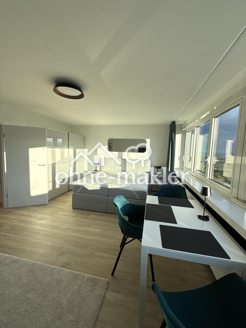 NEU Saniert - Vollmöbliertes 1-Zimmer Apartment mit Ausblick im SI-Centrum, ab sofort verfügbar - Foto 3