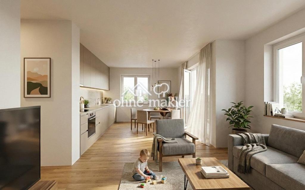 4-Zimmer-Familienparadies: Neubau-Erstbezug mit 2 Bädern, Privatgarten und eigenem Stellplatz! - Photo 2