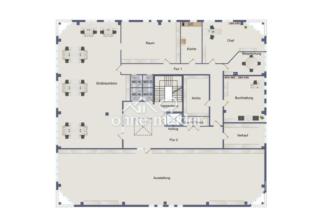 Grundriss Obergeschoss