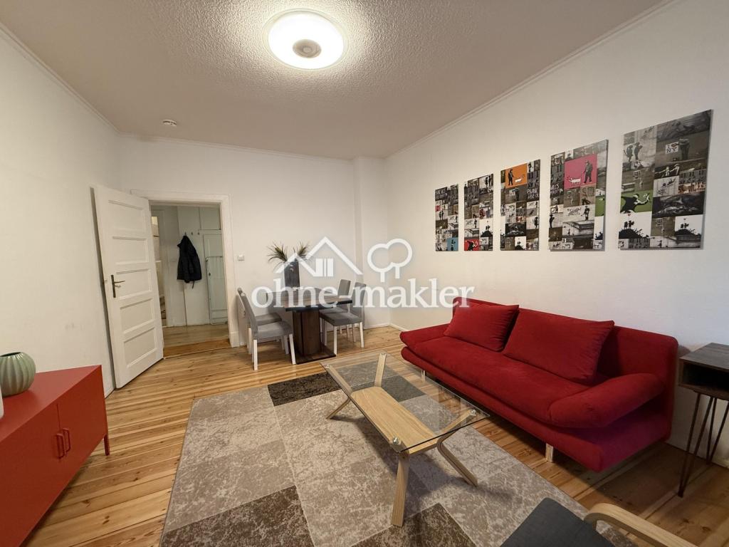 Für 12 Monate: Charlottenburg 58qm, 2-Zimmer, grosser Balkon, gut möbliert - Photo 1