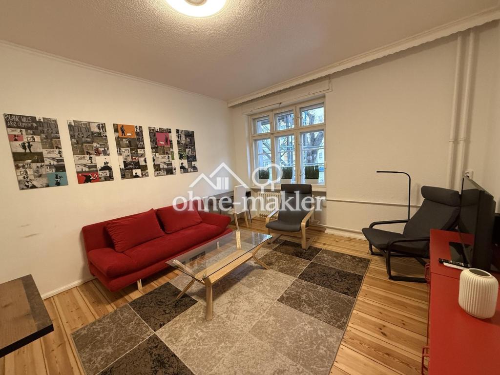Für 12 Monate: Charlottenburg 58qm, 2-Zimmer, grosser Balkon, gut möbliert - Photo 2