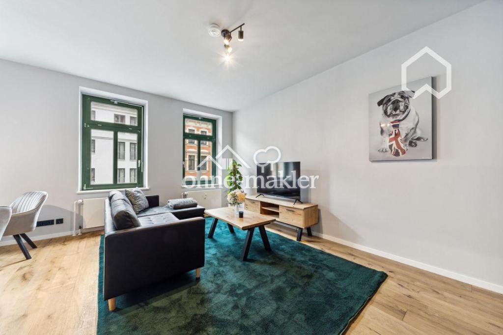 Moderne sanierte möbilierte 2-Zimmerwohnung in zentraler Lage in Leipzig, Stadtteil Reudnitz - Foto 1