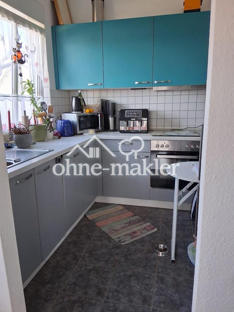 Küche mit großen Fenster