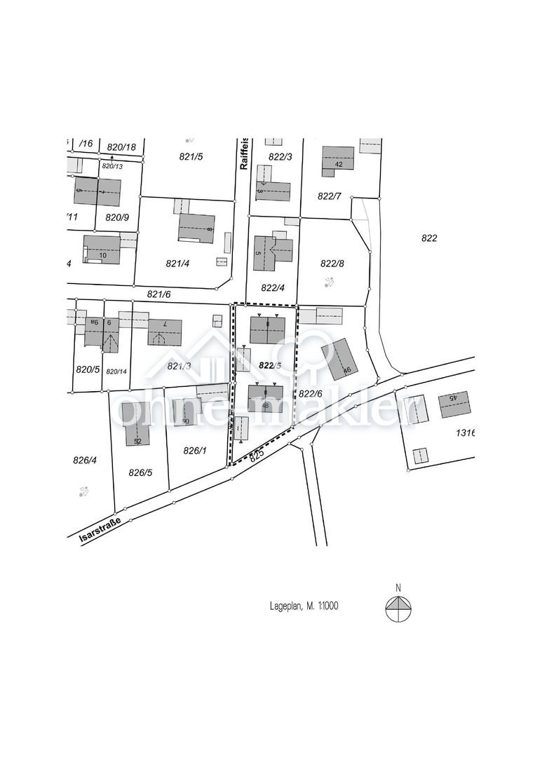 Lageplan Baugenehmigung