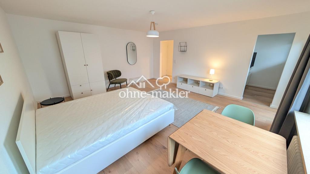 Erstbezug nach Kernsanierung - möblierte 1-Zimmer-Wohnung mit Stellplatz - Foto 5