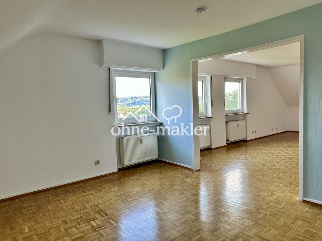 Lichtdurchflutete 3,5-Zi-Dachgeschosswohnung mit Panoramablick auf der Bellevue - Photo 1