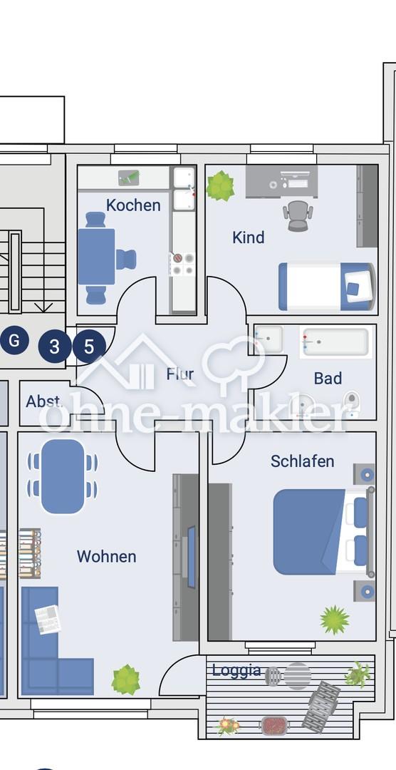 Helle renovierte 3 Zimmer Wohnung in Recklinghausen - Photo 4