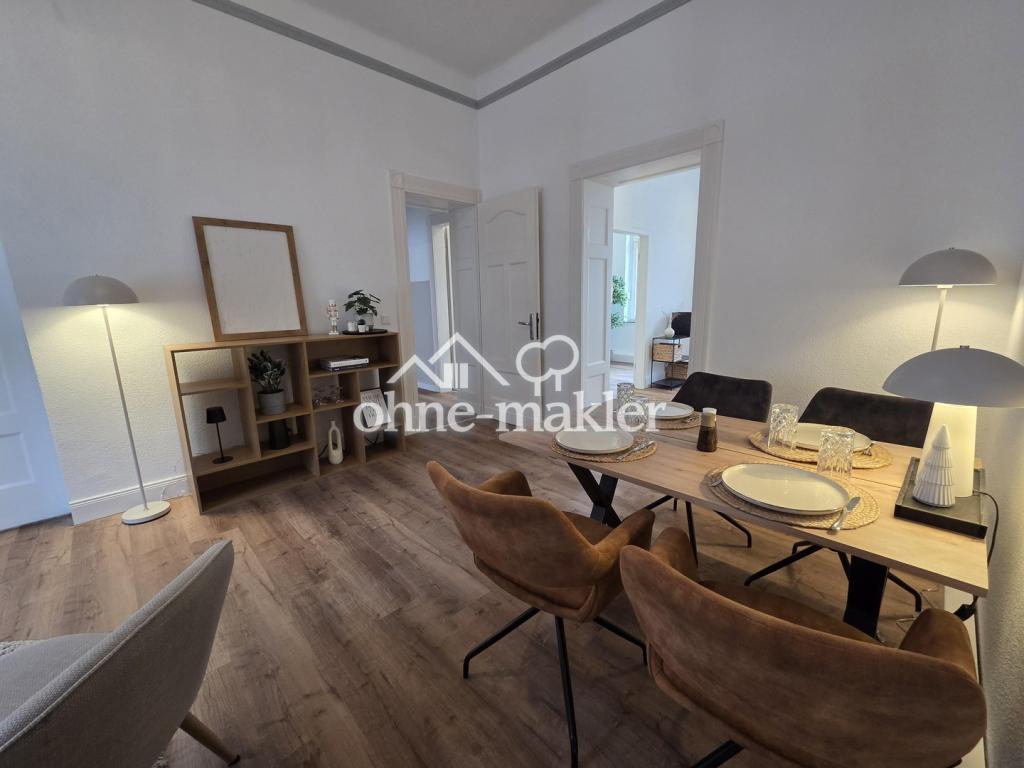 Lichtdurchflutete 3,5 Zimmer Altbauwohnung mit Einbauküche und eigenem Gartenanteil - Photo 3