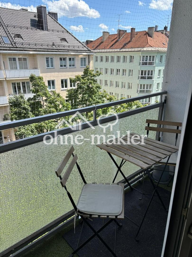 Maxvorstadt - Museumsviertel: Penthouse-Apartment mit Balkon, Lift und Garage - Photo 1