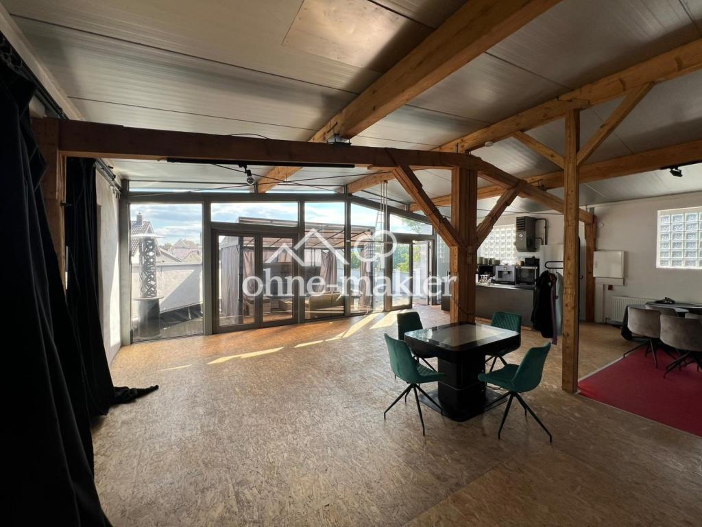 Küche mit Zugang zur Dachteras