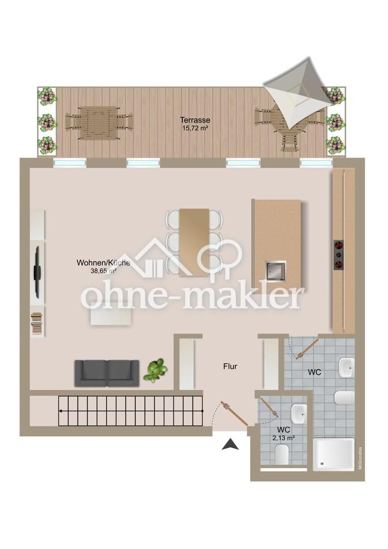 Exklusive Maisonette - Mietwohnung im Erdgeschoss für Familien! - Foto 5