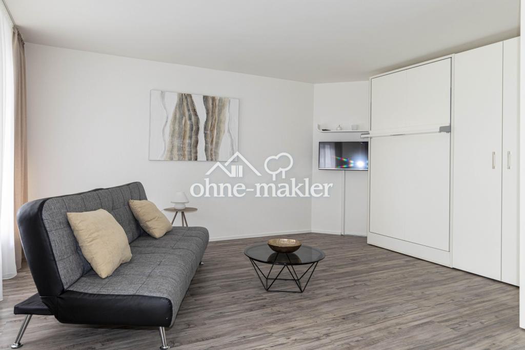 Gemütliche, voll möblierte 1-Zimmer-Wohnung in ruhiger Lage mit Parkplatz - Foto 1