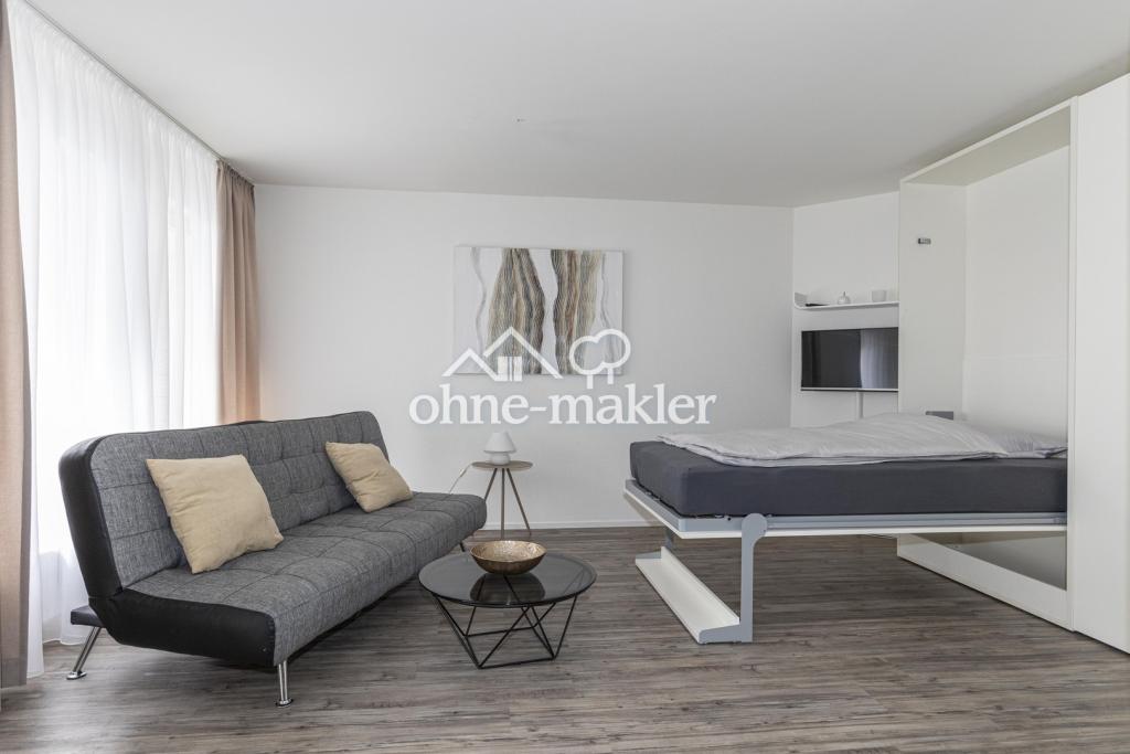 Gemütliche, voll möblierte 1-Zimmer-Wohnung in ruhiger Lage mit Parkplatz - Foto 2