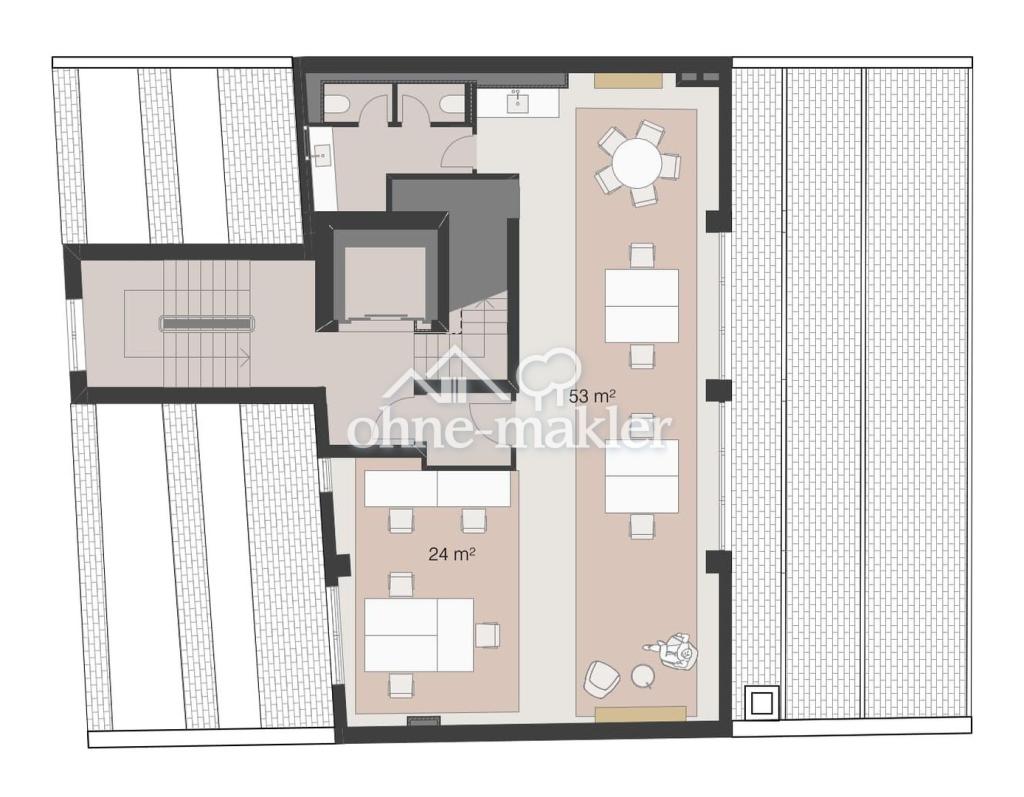 Grundriss 6. Obergeschoss