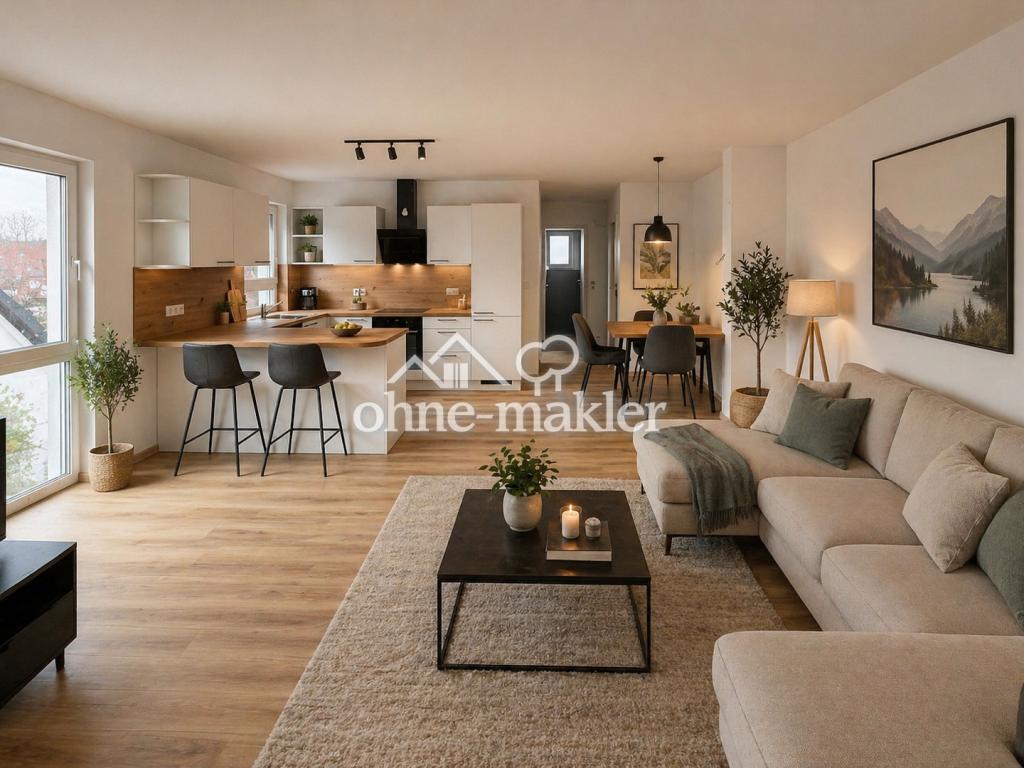 Neubau Erstbezug - Hochwertige Wohnung auf 2 Ebenen mit Garage in Toplage „Im Spitalgarten“ - Photo 1