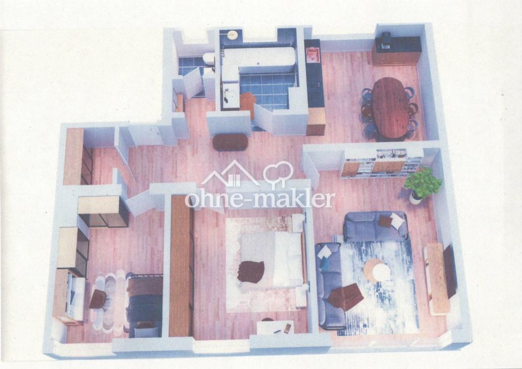 Helle grosszügige 3-Zimmer-Wohnung + Wohnküche + Bad + Gästetoilette, Stadtmitte von Rodalben - Foto 5