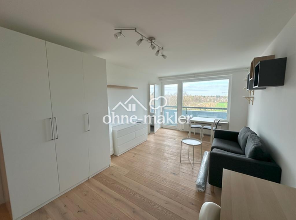 Großes möbliertes 1-Zimmer Apartment mit Balkon in München-Solln ab 01.04.2026 zu vermieten - Photo 2