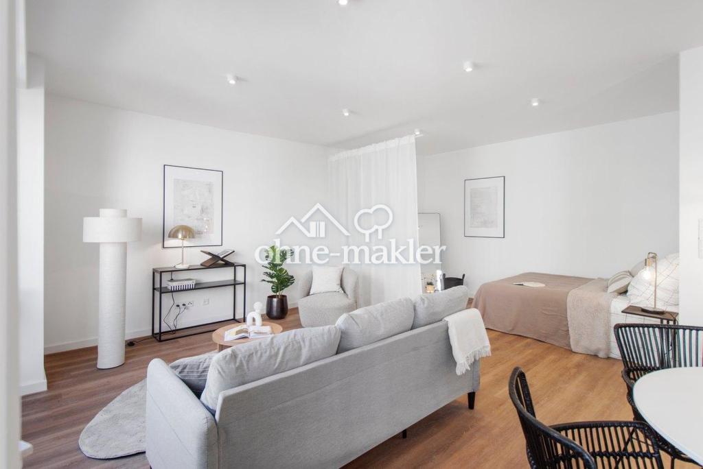 Erstbezug nahe Kö: Exklusives 45m² Apartment, EBK, Balkon, Aufzug, Möbliert - Foto 1