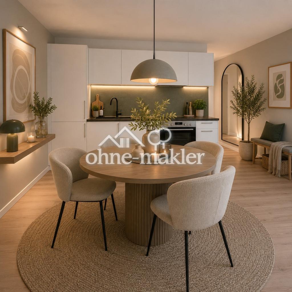 *TOP* Charmante 2-Zimmer Neubauwohnung mit Balkon und Einbauküche in optimaler Lage - Foto 2
