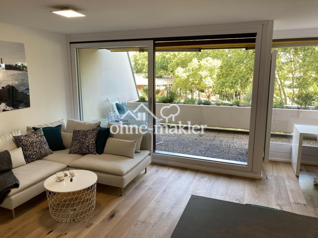 49m² neuwertig Appartement Neckarpromenade Wohnen am Neckar löffelfertig möbliert - Foto 1