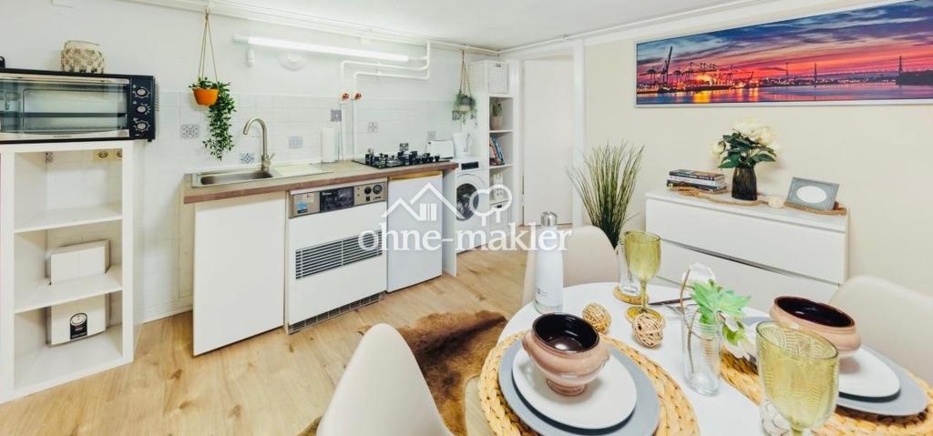 1 Bedroom Souterrain in Lurup (Hamburg West) Garden Furnished – ALL INCL. – 1-Zimmer Oase + Garten - Foto 5