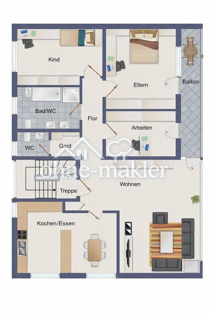 Erstbezug nach Kernsanierung: Lichtdurchflutete 126 m² mit Balkon, Stellplatz & Keller in Römerberg - Photo 4