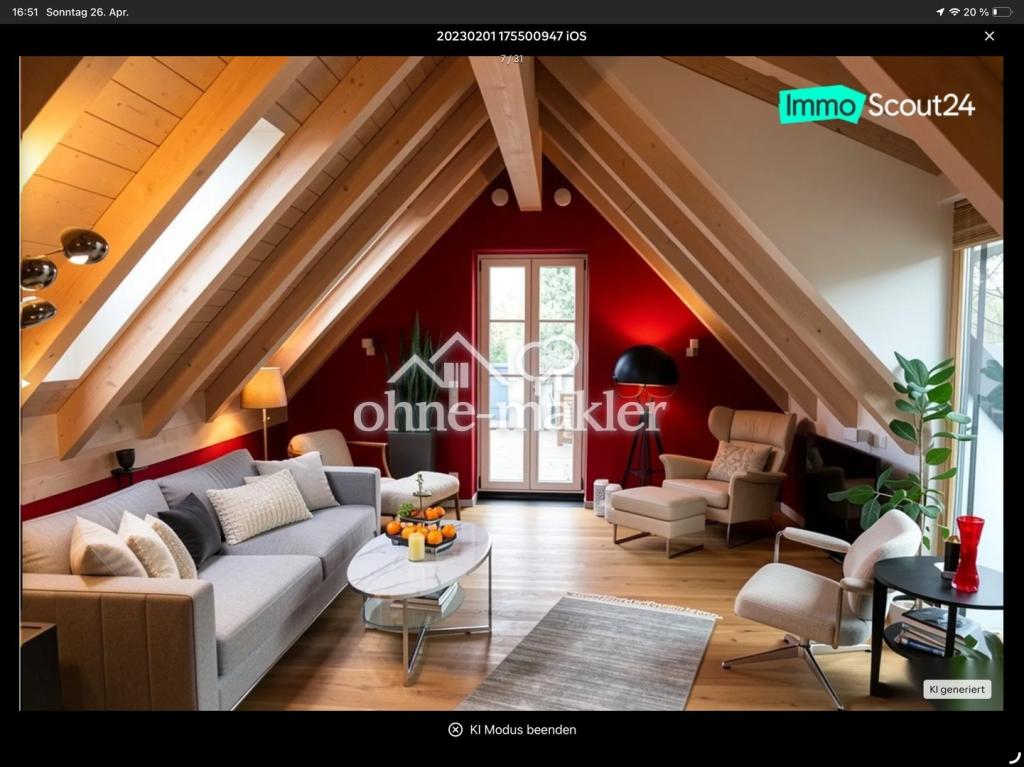 Sehr schöne Penthouse-Wohnung mit Dachterrasse am Stadtpark (WG tauglich) - Photo 3