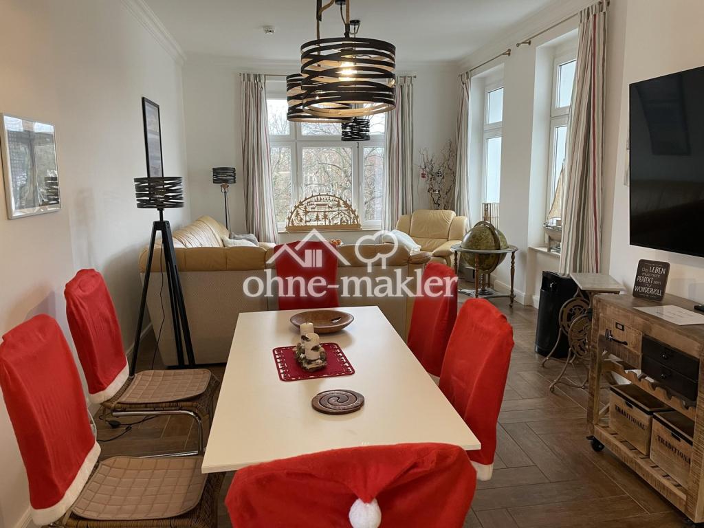 Möblierte 3 Raum Altbauwohnung mit Seeblick/Furnished Apartment with Lake View in Berlin-Pankow - Foto 1