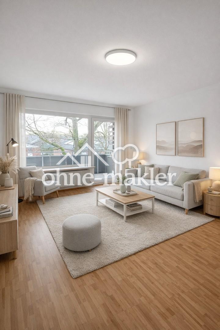 3 Zimmerwohnung Deegfeld inkl. Küche + Balkon - Foto 1