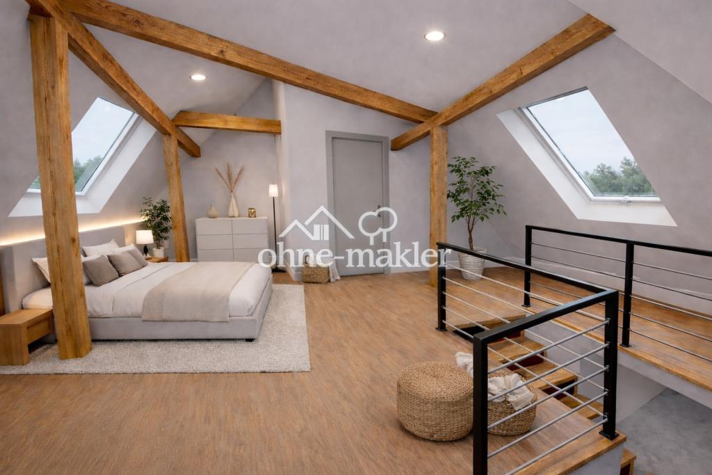 Attika Penthouse Jugendstil Maisonette Atelier 100 qm mit Dachterrasse und Panoramablick - Foto 3
