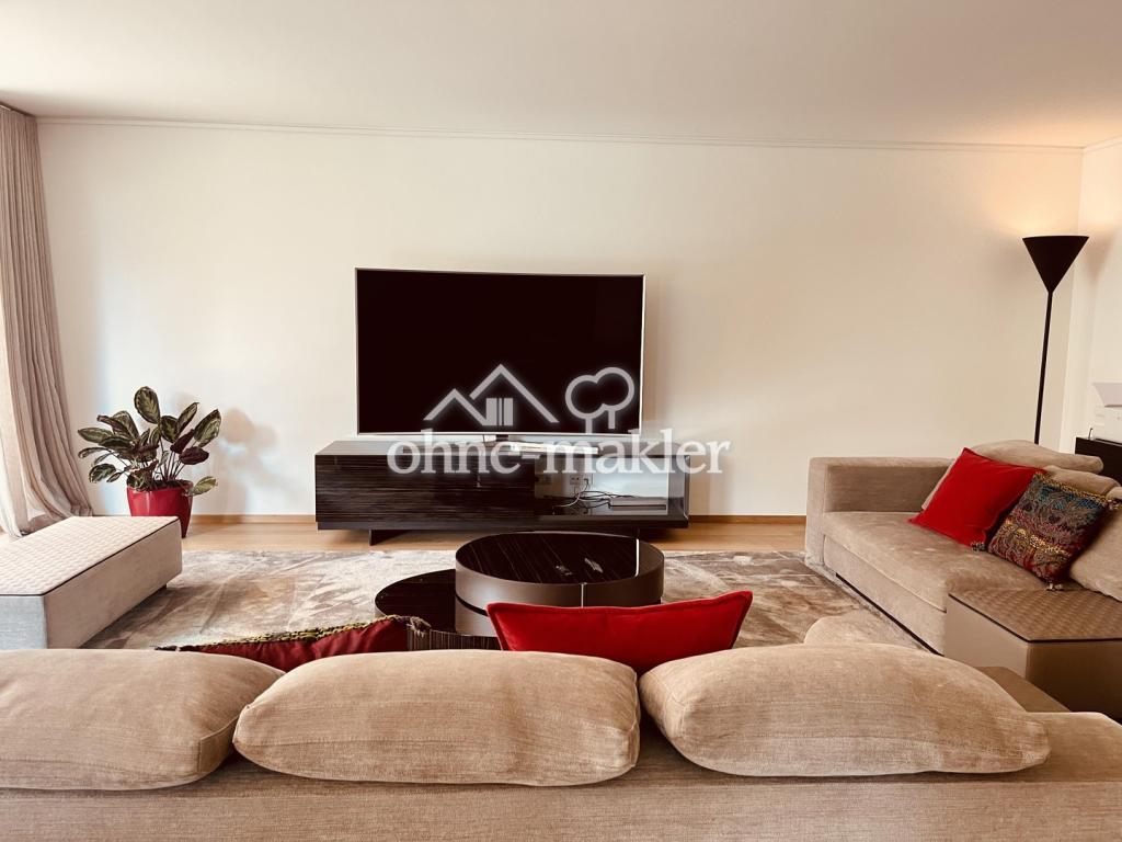 Designer Maisonette-Wohnung nähe Zoopark mit Blick ins Grüne, Fussbodenheizung, Kamin, Terrasse - Foto 3