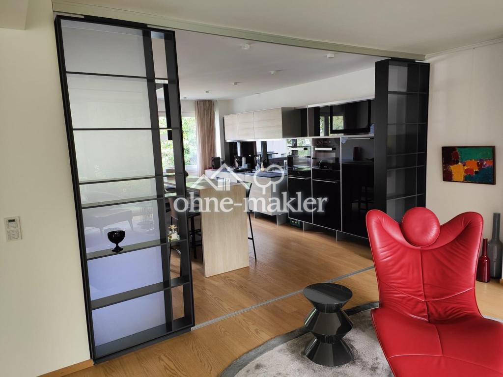 Designer Maisonette-Wohnung nähe Zoopark mit Blick ins Grüne, Fussbodenheizung, Kamin, Terrasse - Foto 2