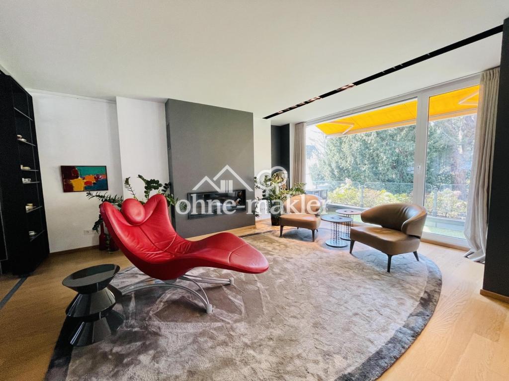 Designer Maisonette-Wohnung nähe Zoopark mit Blick ins Grüne, Fussbodenheizung, Kamin, Terrasse - Photo 1